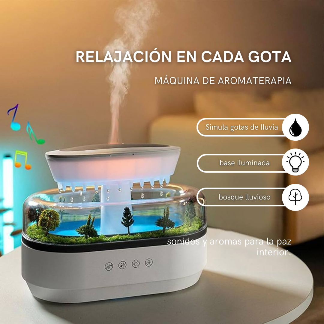 Humidificador con Efecto de Bosque Lluvioso