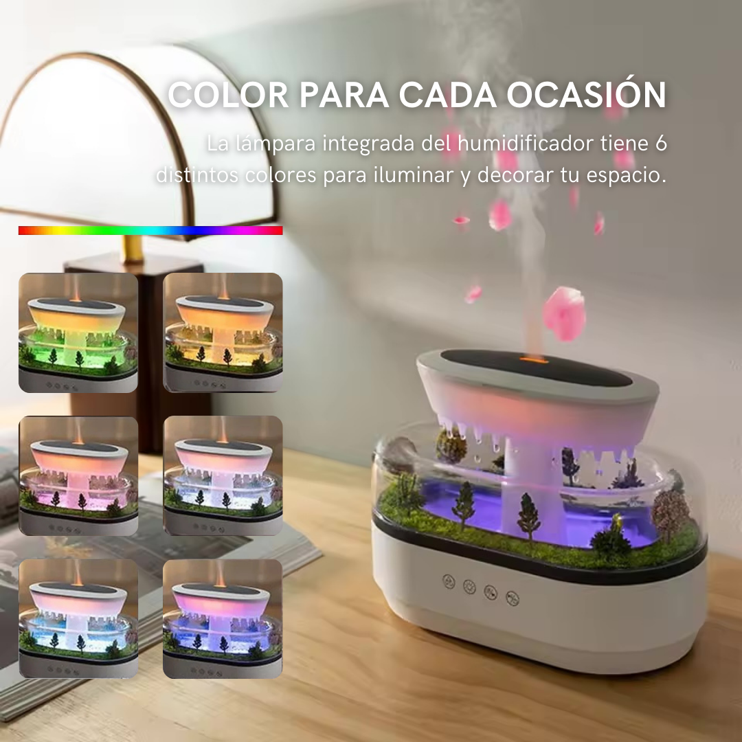 Humidificador con Efecto de Bosque Lluvioso