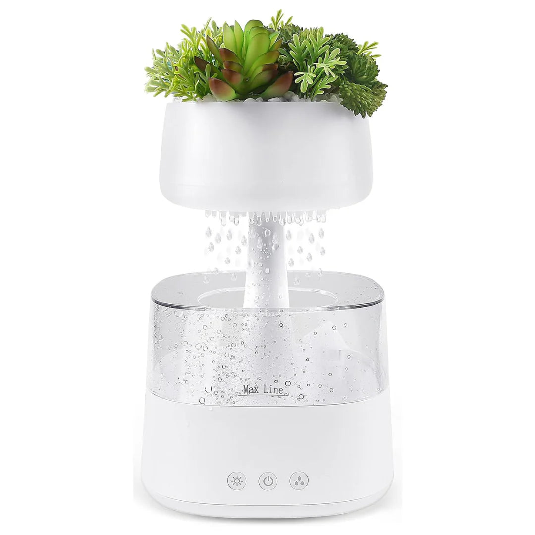 Humidificador con Efecto Relajante de Jardín Lluvioso